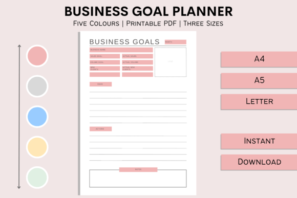 Download Business Goals Tracker Printable - Goals tracker Collection