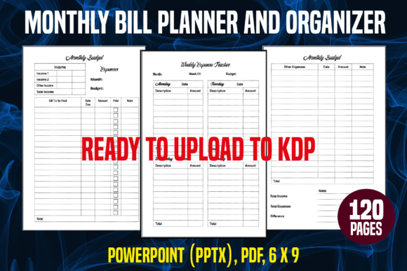 Download Monthly Bill Planner and Organizer - Premium Resources