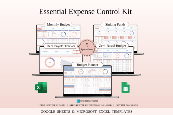 Download Essential Expense Control Kit | Excel - Expense Collection